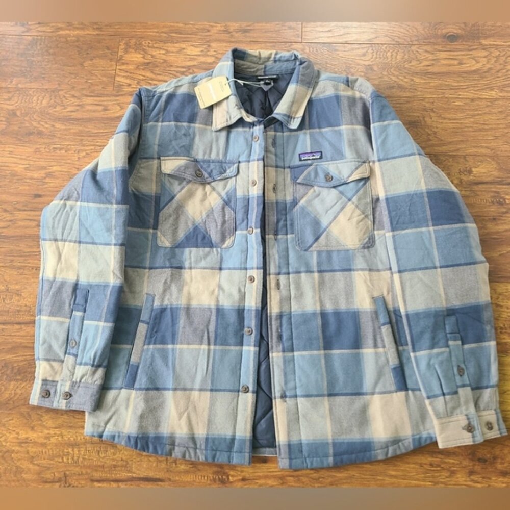 Nwt Mens Patagonia Insulated Fjord Shirt Jacket Size Xl